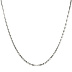Ladies 14kt w/g  Diamond "Tennis necklace". 7,65Ctw
