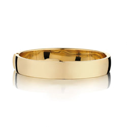 Ladies 18kt Yellow Gold Wide Bangle. 35 grams.