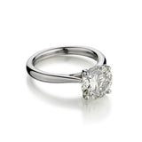 Birks Ladies Platinum and Diamond Solitaire Ring.  2.90 Brilliant Cut