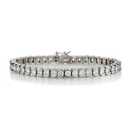 Ladies 14kt W/G Diamond "Tennis Bracelet". 8.30ct Tw of Brilliant Cut Diamonds