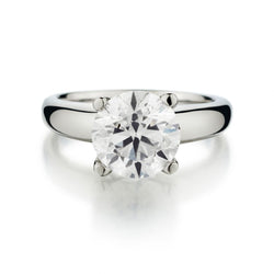Ladies 14kt W/G Diamond Solitaire Ring. 3.55 Brilliant Cut