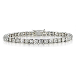 Platinum Diamond "Tennis Bracelet. 5.00ct Tw Brilliant Cut Diamonds