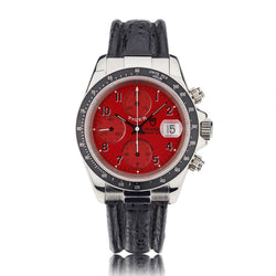 Tudor Prince Tiger Woods Date Chronograph Red Dial Watch