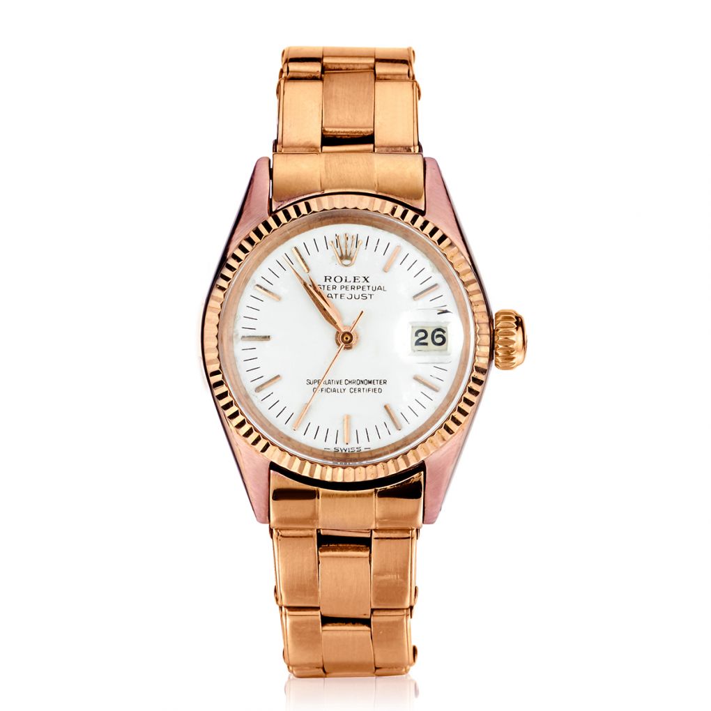 Rolex Ladies vintage 18kt rose gold Circa 1950's – Van