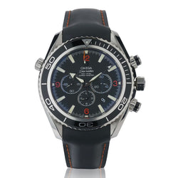 Omega Seamaster Planet Ocean Chronograph 45.5MM S/S Black Dial Watch