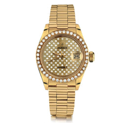 Rolex Presidential Ladies Yellow Gold 26MM Diamond Watch