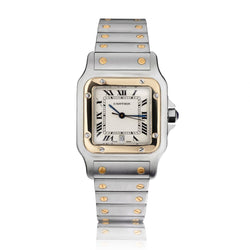 Cartier 18KT Yellow Gold And Stainless Steel Santos Quartz Watch