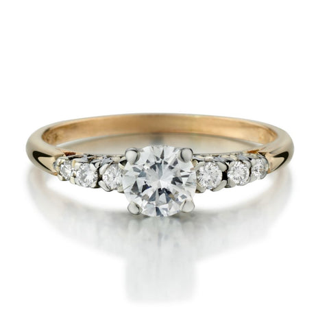 Birks 0.60 Carat Old-European Cut Diamond Engagement Ring