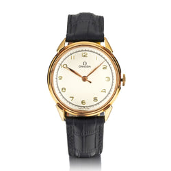 Omega 18KT Rose Gold Manual Winding Vintage Watch