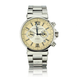 Ulysse Nardin Maxi Marine Chronograph Stainless Steel Ivory Watch