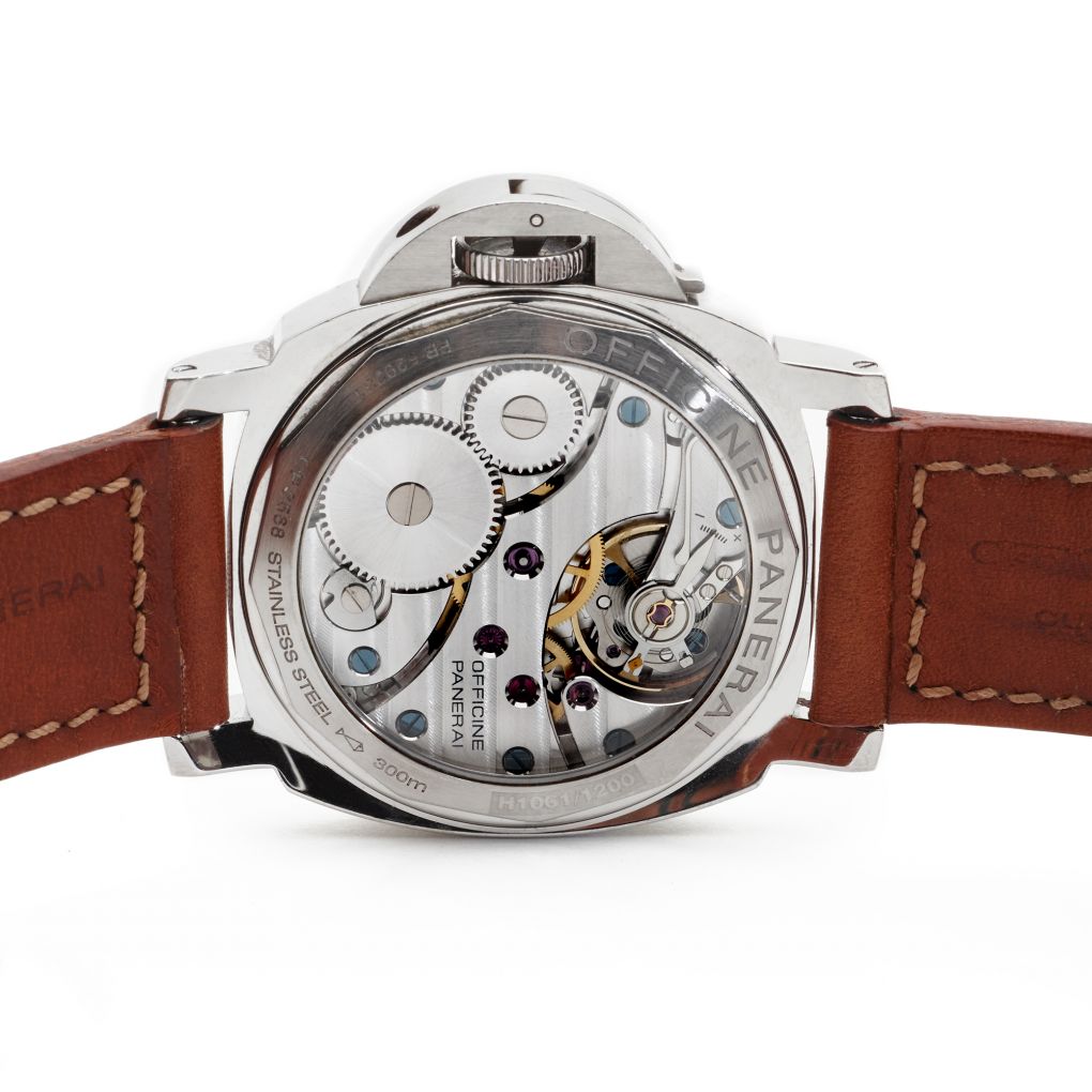 Caseback Pam 112 Panerai PAM 112 Luminor Base 44mm Black Luminous