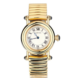 Cartier Discontinued 18KT Yellow Gold Ladies Diablo Watch