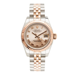 Rolex Ladies Pink Gold & Steel Datejust 26mm Watch