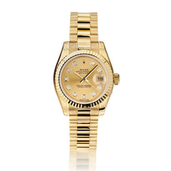 Rolex Oyster Perpetual Lady Datejust Presidential Watch