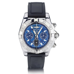 Breitling Chronomat Chronograph "Black-Eyed Blue" 41MM S/S Watch