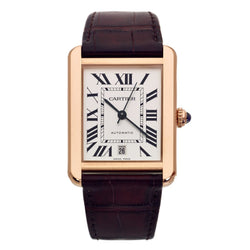 Cartier Tank Solo XL Rose Gold & Steel Automatic Watch