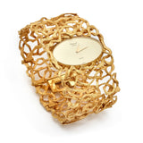 Chopard Yellow Gold Interwoven Links Bracelet 1970's Watch