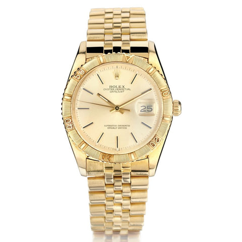 Rolex Oyster Perpetual Datejust Turn-O-Graph YG 1973 Watch