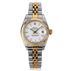 Ladies Rolex Datejust in Steel and 18kt Yellow Gold. 26mm