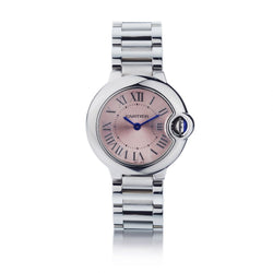 Cartier Ladies Ballon Bleu De Cartier Pink Dial S/S Watch
