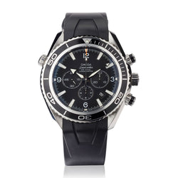 Omega Seamaster Planet Ocean Chronograph 45.5MM Black S/S Watch