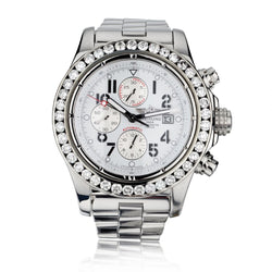Breitling Super Avenger Chronograph S/S Diamond 48MM Watch
