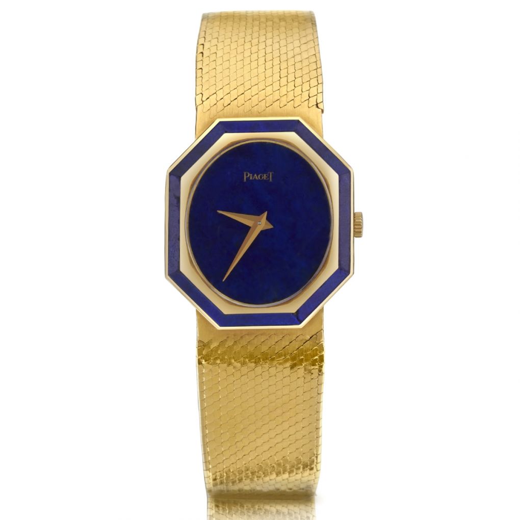 Piaget 18KT Yellow Gold Lapis Lazuli Dial Dress Watch – Van Rijk