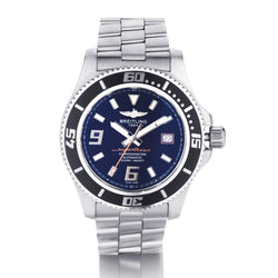 Breitling Superocean 44MM Black Dial Stainless Steel Watch