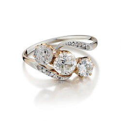 1.80 Carat Old-Cut Diamond Edwardian Era Engagement Ring