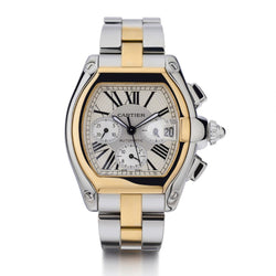 Cartier Two-Tone XL Roadster Chronograph '08 Watch