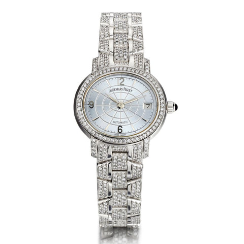 Audemars Piguet Millenary Pave-Set Diamond White Gold Watch