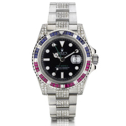 Rolex Oyster Perpetual GMT Master II Sapphire, Ruby & Diamond Watch