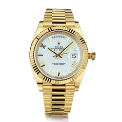 Rolex Oyster Perpetual Day-Date 40MM Presidential White Dial Watch