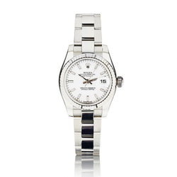 Rolex Oyster Perpetual Lady Datejust 26MM White Dial Watch