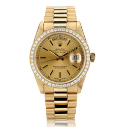 Rolex Oyster Perpetual Day-Date Presidential 1982 Yellow Gold Watch