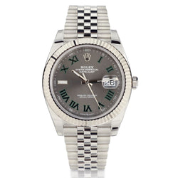 Rolex Oyster Perpetual Datejust 41MM Slate Dial Steel And WG Watch
