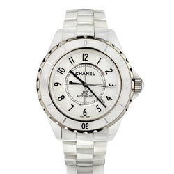 Chanel J12 Unisex White Ceramic And Steel 42MM Automatic Watch