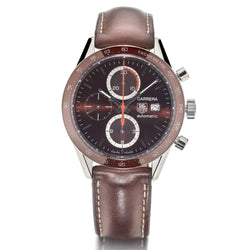 Tag Heuer Carrera Chrono 41MM Brown Dial Steel Watch