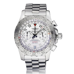 Breitling Skyracer Chronograph Silver Dial 43.7MM Watch