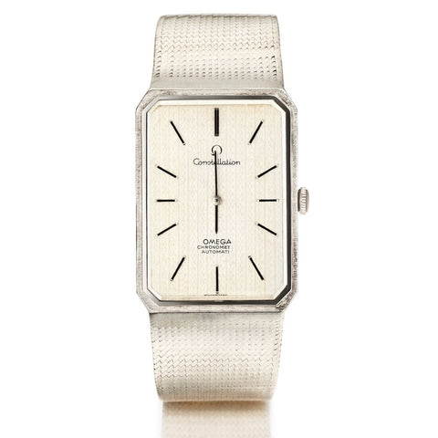 Omega Constellation Vintage White Gold Oversized Watch