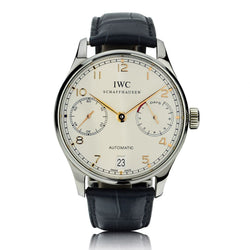 IWC Stainless Steel Portuguese White Dial IW500114 Watch