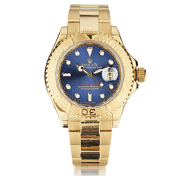 Rolex Oyster Perpetual Yacht-Master 40MM YG Blue Dial Watch
