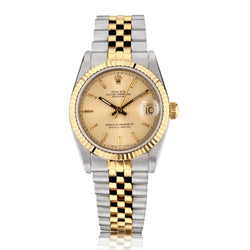 Rolex Oyster Perpetual Mid-Size Two-Tone Datejust 31MM Watch
