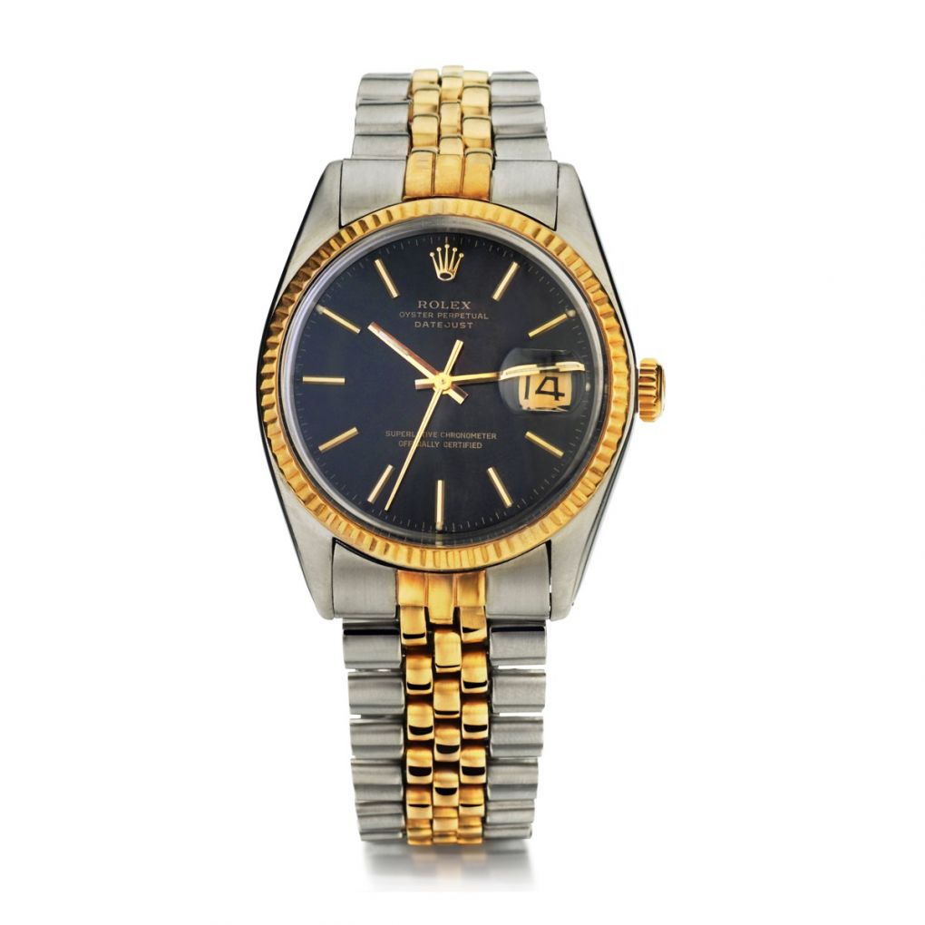 Rolex Oyster Perpetual Datejust Two-Tone Black Dial 1978 36MM