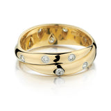 Tiffany & Co. 18KT Yellow Gold And Platinum Etoile Diamond Ring
