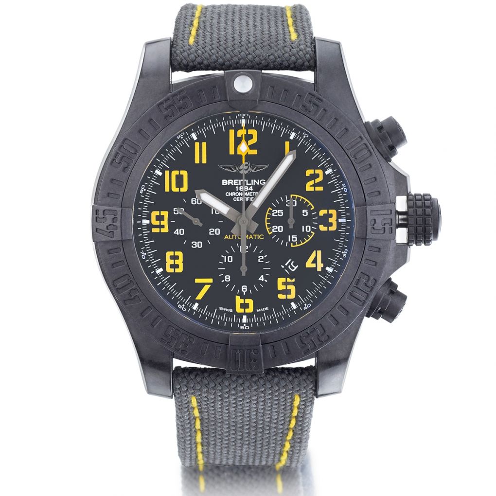 Breitling Avenger Hurricane Volcano Black Brightlight 50MM Watch