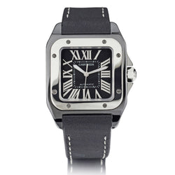 Cartier Unisex Mid-Size Stainless Steel PVD Santos 100 Watch