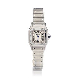 Cartier Stainless Steel Galbee Santos Ladies Quartz Watch