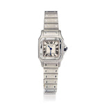 Cartier Stainless Steel Galbee Santos Ladies Quartz Watch