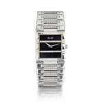 Piaget 18KT White Gold Large Square Dancer Diamond Watch